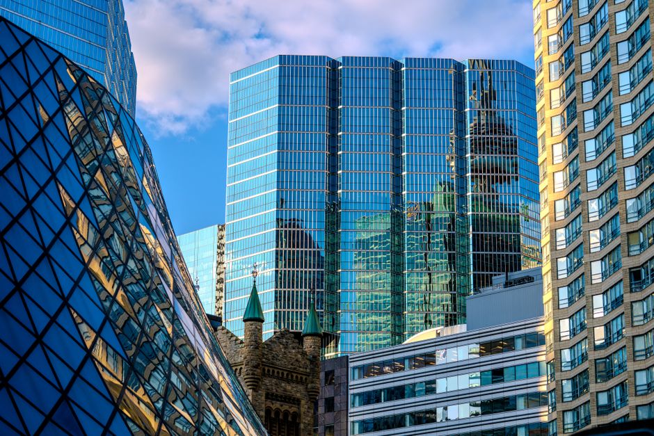 Financial district building representing CFTC regulation for US prop firms