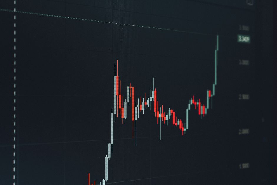Forex and CFD chart analysis on multi-screen trading station